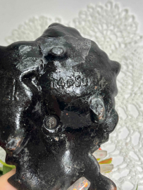 Подсвечник "Лист". Материал: сплав металлов. Винтаж, СССР. Картинка 4